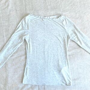 Garage Women's Light Gray Long Sleeve Top